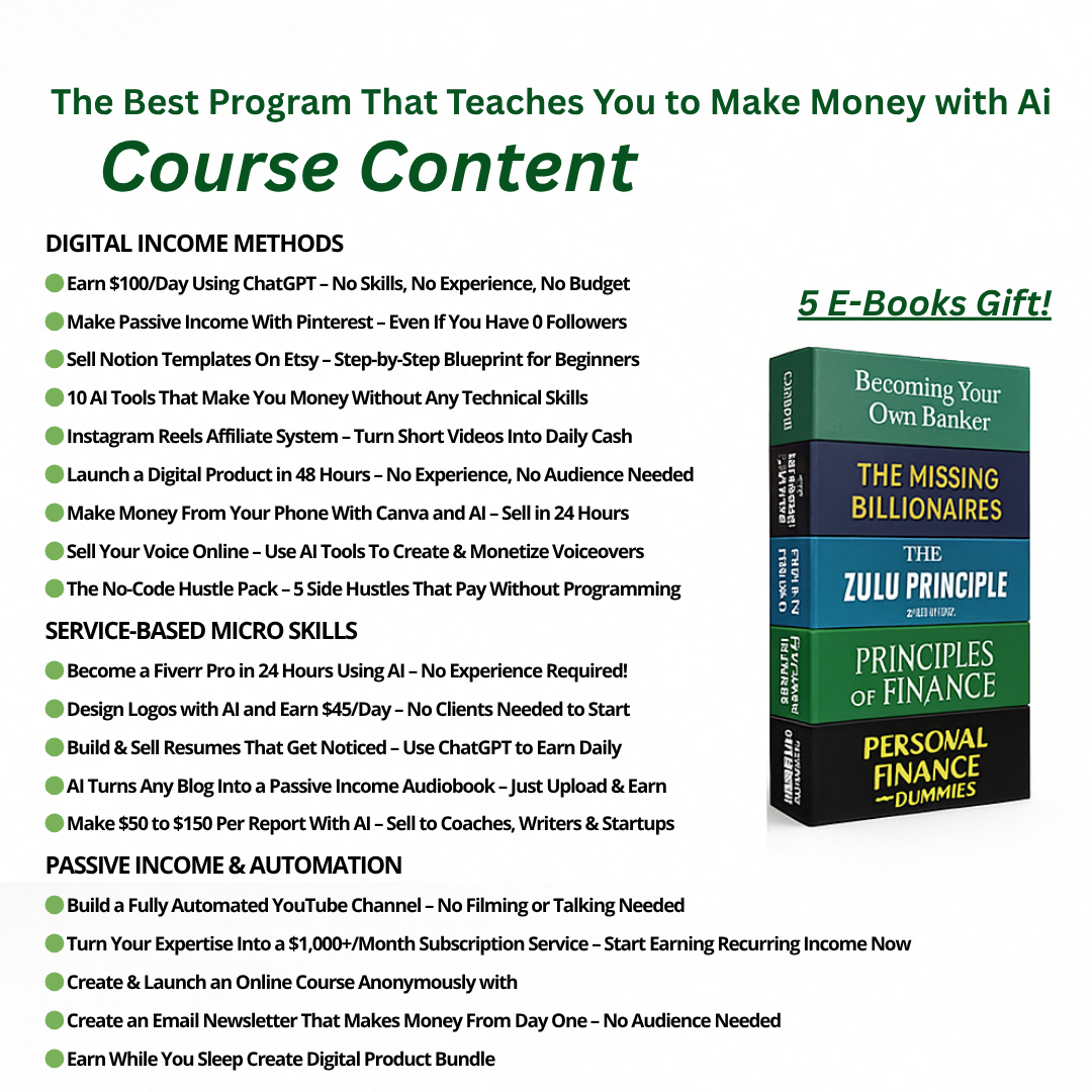 The $100Day AI Income Course – Start Earning in Just 24 Hours!